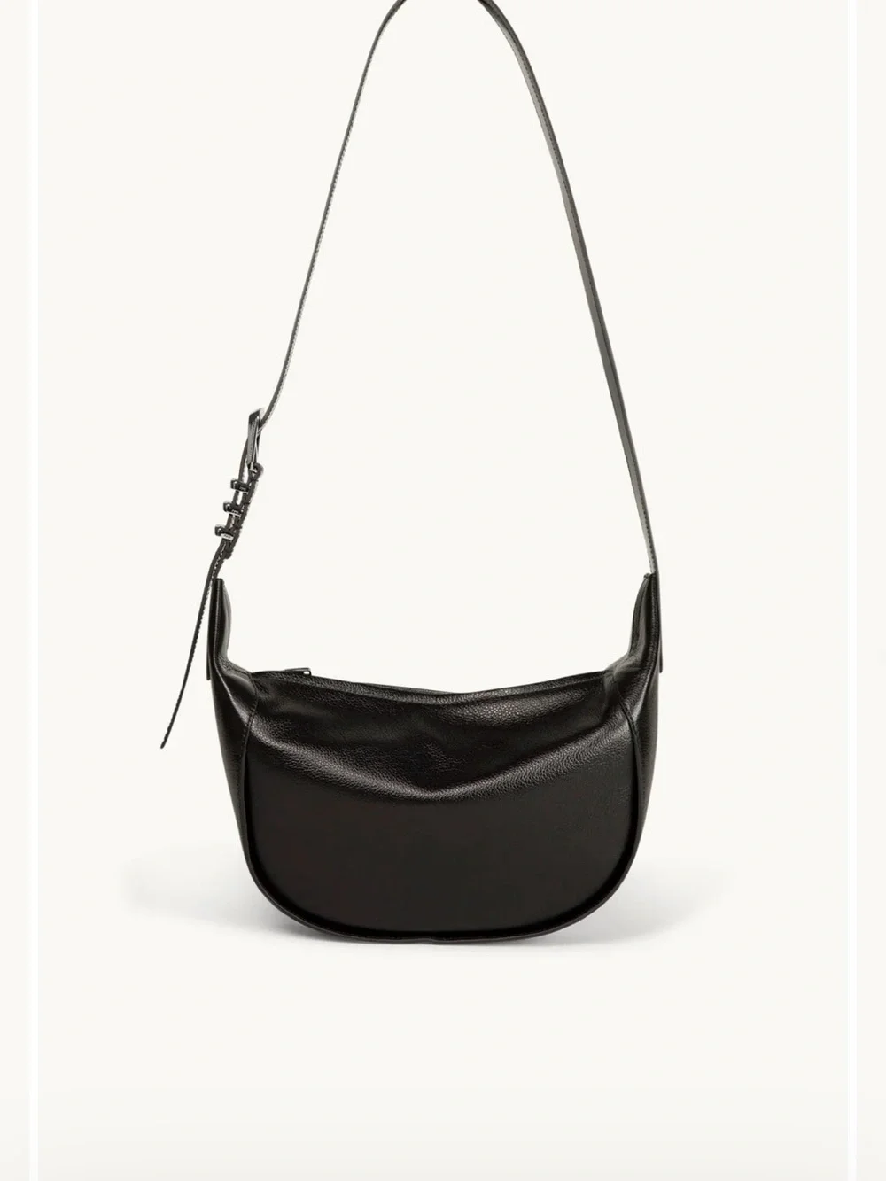 Dylan Kain Black Leather Hobo Bag